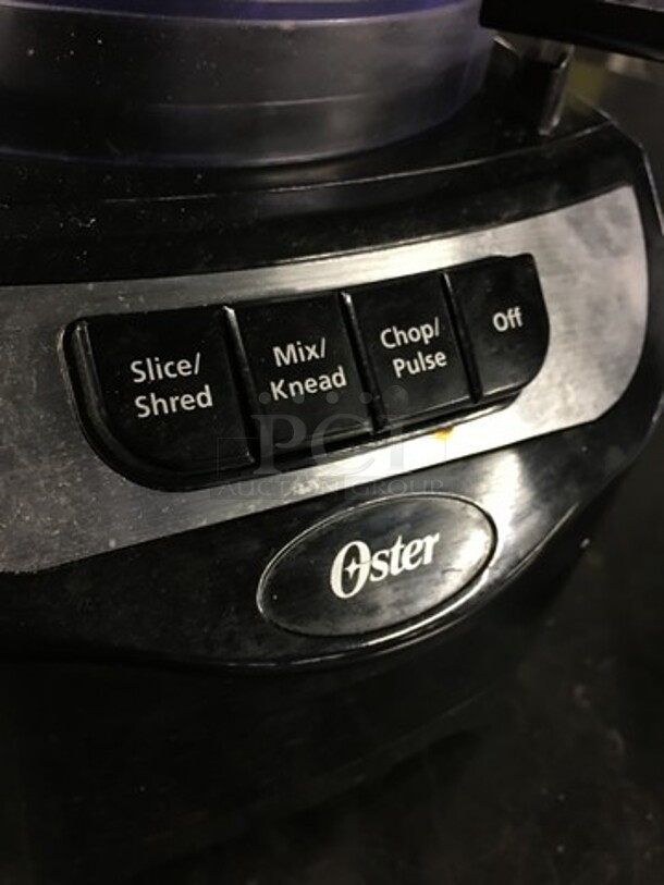 Oster Commercial Countertop Food Processor! With Attachments! Working When Removed! - Image 5 of 8
