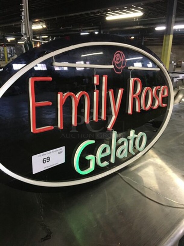 Emily Rose Gelato LED Light Sign! - Image 4 of 4