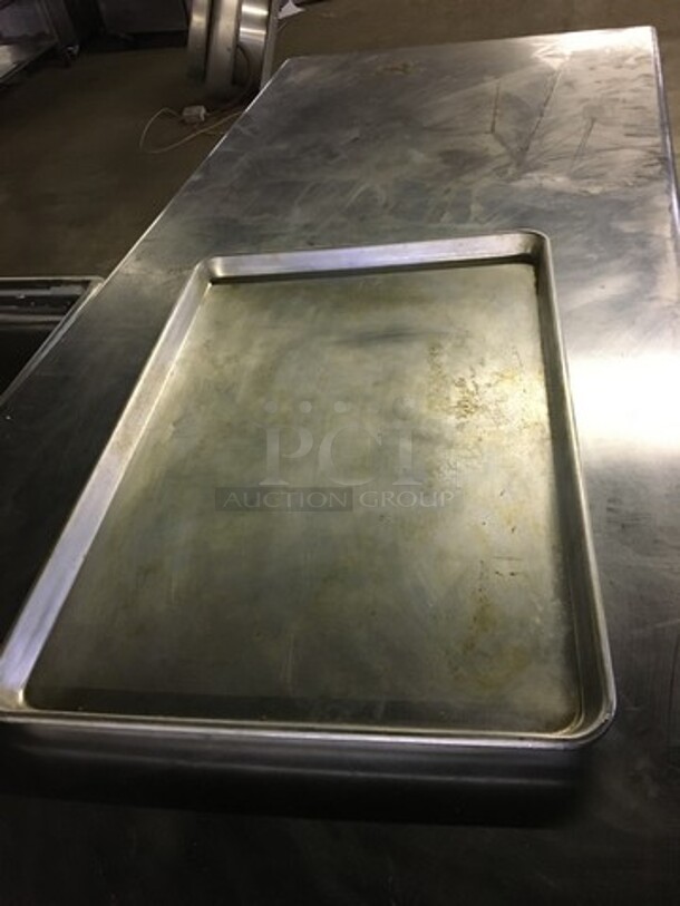 WOW! All Stainless Steel Full Size Baking Sheet Pans! 5 X Your Bid! - Image 5 of 5
