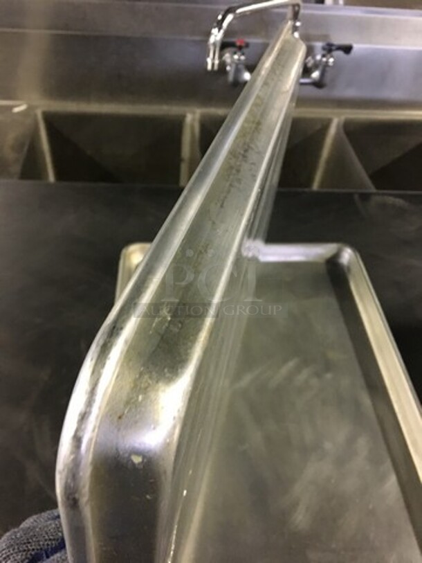 NICE! All Stainless Steel Baking Sheet Pans! 5 X Your Bid! - Image 3 of 6