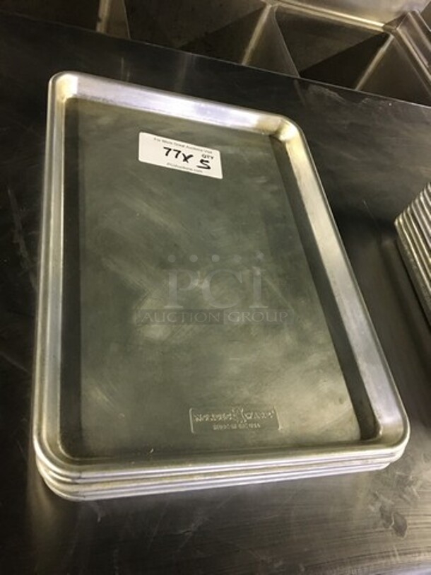 NICE! All Stainless Steel Baking Sheet Pans! 5 X Your Bid! - Image 6 of 6