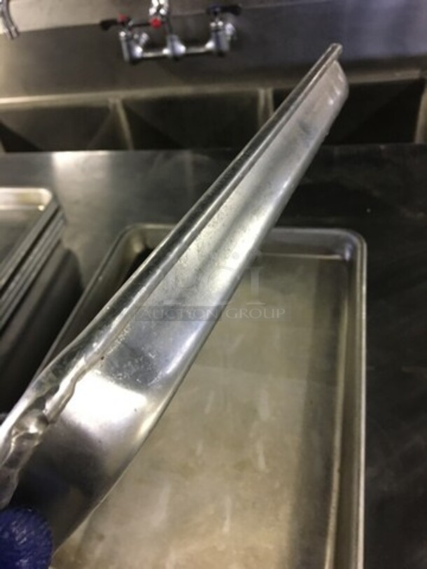 NICE! All Stainless Steel Baking Sheet Pans! 10 X Your Bid! - Image 3 of 6