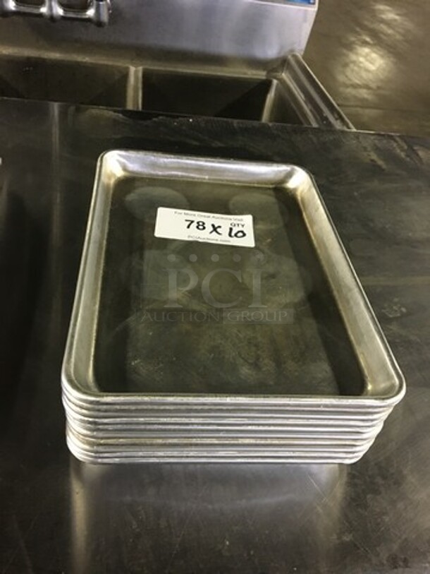 NICE! All Stainless Steel Baking Sheet Pans! 10 X Your Bid! - Image 6 of 6