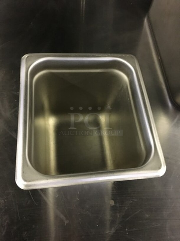 All Stainless Steel 1/6 Drop In Pan! 6 X Your Bid! - Image 3 of 6