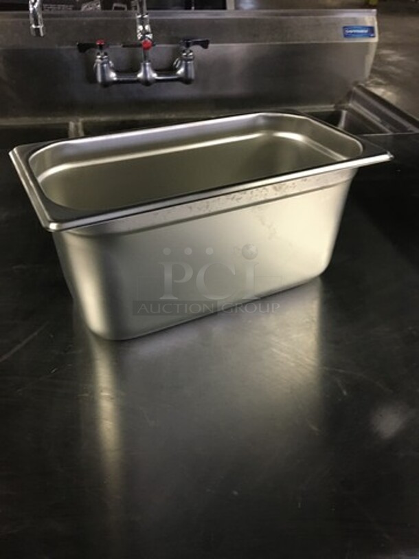 All Stainless Steel 1/9 Drop In Pan! 6 X Your Bid!  - Image 2 of 5