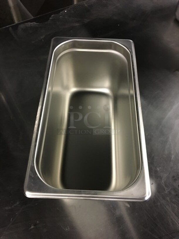 All Stainless Steel 1/9 Drop In Pan! 6 X Your Bid!  - Image 3 of 5
