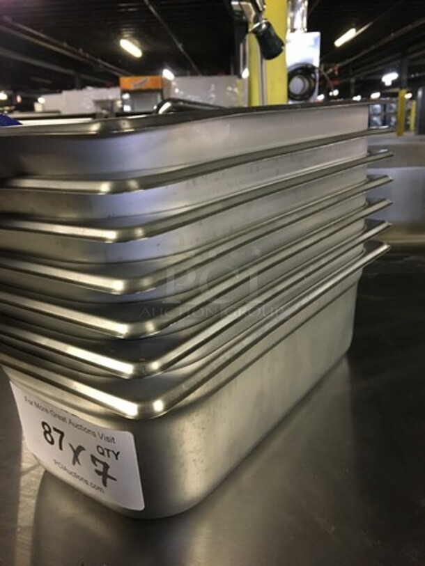 All Stainless Steel 1/3 Drop In Pan! 7 X Your Bid!  - Image 2 of 6