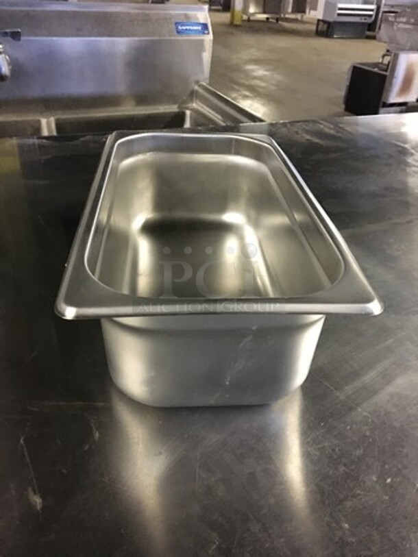 All Stainless Steel 1/3 Drop In Pan! 7 X Your Bid!  - Image 3 of 6
