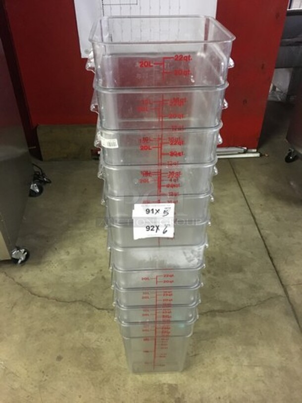 Cambro Poly Measuring Container! 5 X Your Bid!