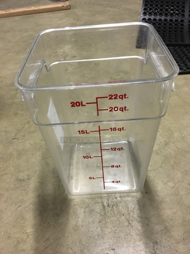 Cambro Poly Measuring Container! 6 X Your Bid! - Image 2 of 8