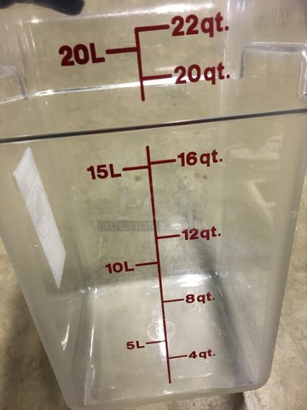 Cambro Poly Measuring Container! 6 X Your Bid! - Image 4 of 8