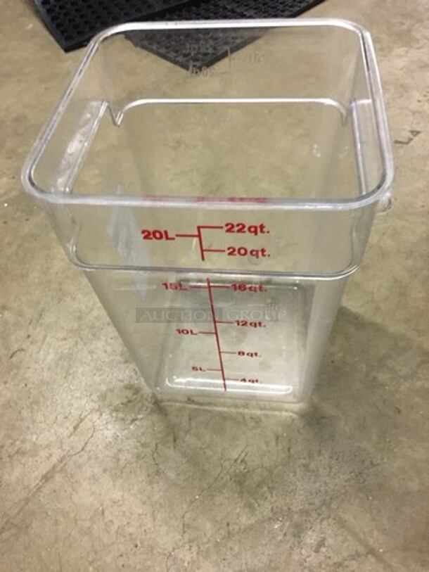 Cambro Poly Measuring Container! 6 X Your Bid! - Image 6 of 8