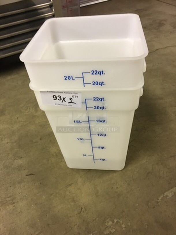 Winco Poly Measuring Container! 2 X Your Bid! - Image 6 of 6