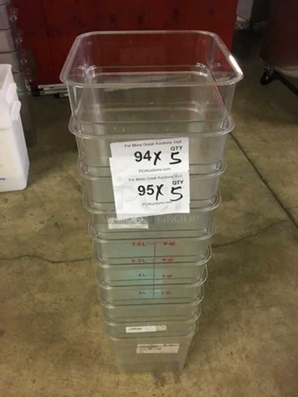 Cambro Poly Measuring Container! 5 X Your Bid! - Image 6 of 6
