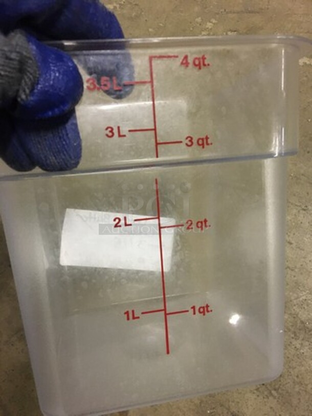 Cambro Poly Measuring Container! 7 X Your Bid! - Image 4 of 6