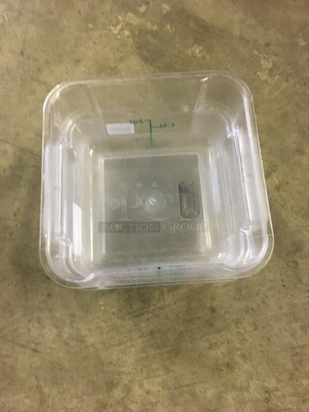 Winco Poly Measuring Container! 2 X Your Bid! - Image 2 of 5