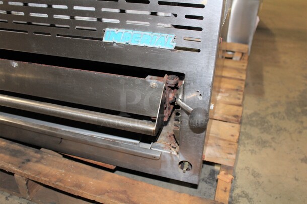 USED AND FANTASTIC! Imperial Commercial Stainless Steel Natural Gas Salamander/Broiler. 36x20.25x22 - Image 2 of 7