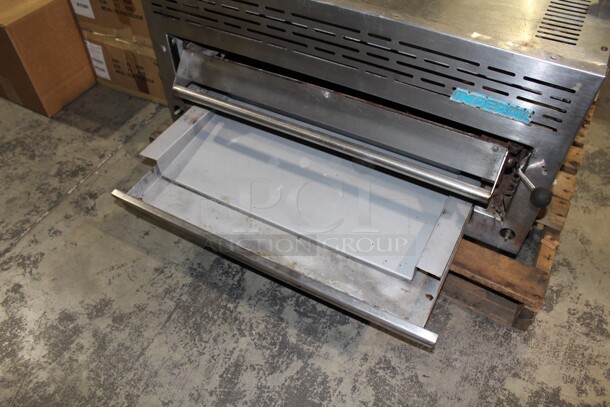 USED AND FANTASTIC! Imperial Commercial Stainless Steel Natural Gas Salamander/Broiler. 36x20.25x22 - Image 4 of 7