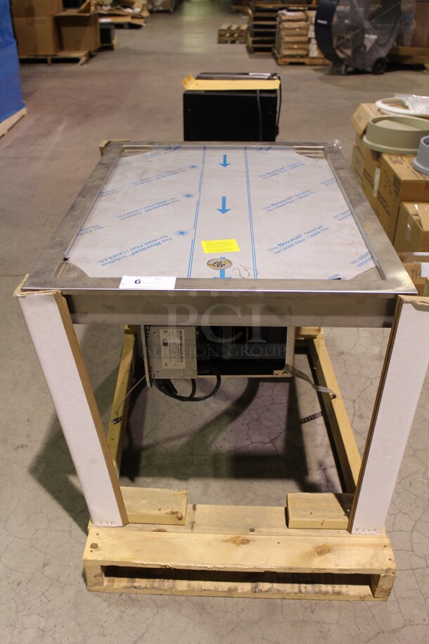 BRAND NEW! Hatco Model FTB-2 Commercial Stainless Steel Drop In Frost Top. 28.75x39x17. 120V/60Hz.  - Image 1 of 8