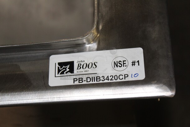 BRAND NEW! John Boos Model PB-DIIB3420CP Commercial Stainless Steel Drop In Sink. 20x34x18 - Image 2 of 7