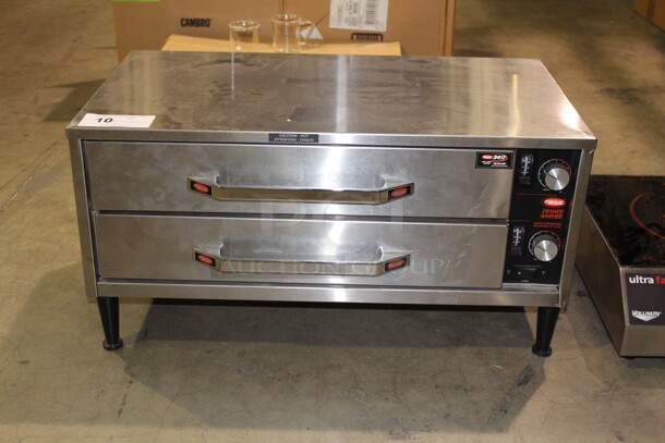 BRAND NEW! Hatco Model HDW-1R2 Commercial Stainless Steel 2 Drawer Countertop Warmer. 29.5x16.5x15. 120V/50-60Hz. 