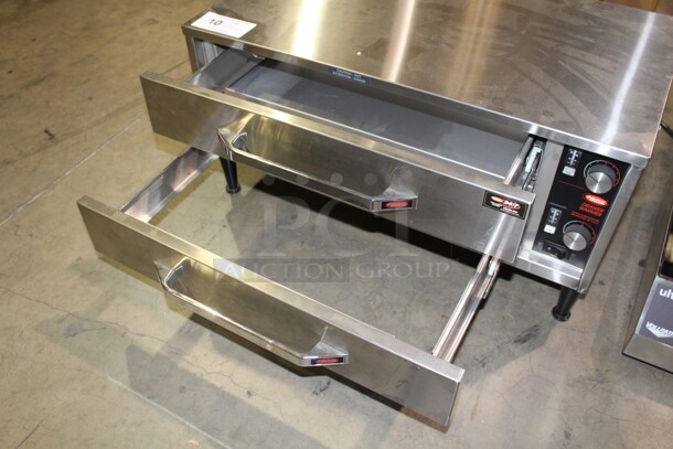 BRAND NEW! Hatco Model HDW-1R2 Commercial Stainless Steel 2 Drawer Countertop Warmer. 29.5x16.5x15. 120V/50-60Hz.  - Image 2 of 5