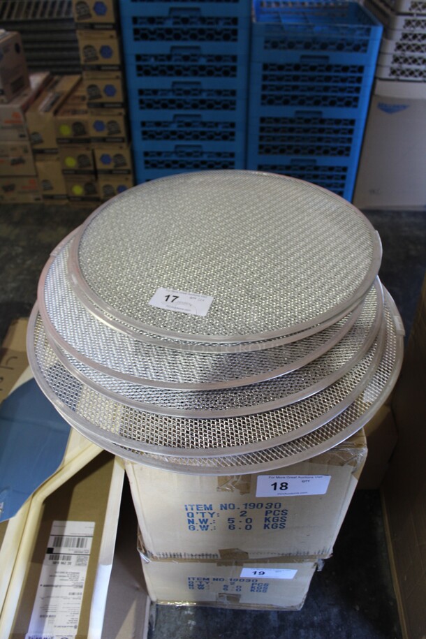 NEW! 6 Commercial Aluminum Pizza Screens. 24x24. 6X Your Bid! - Image 2 of 2