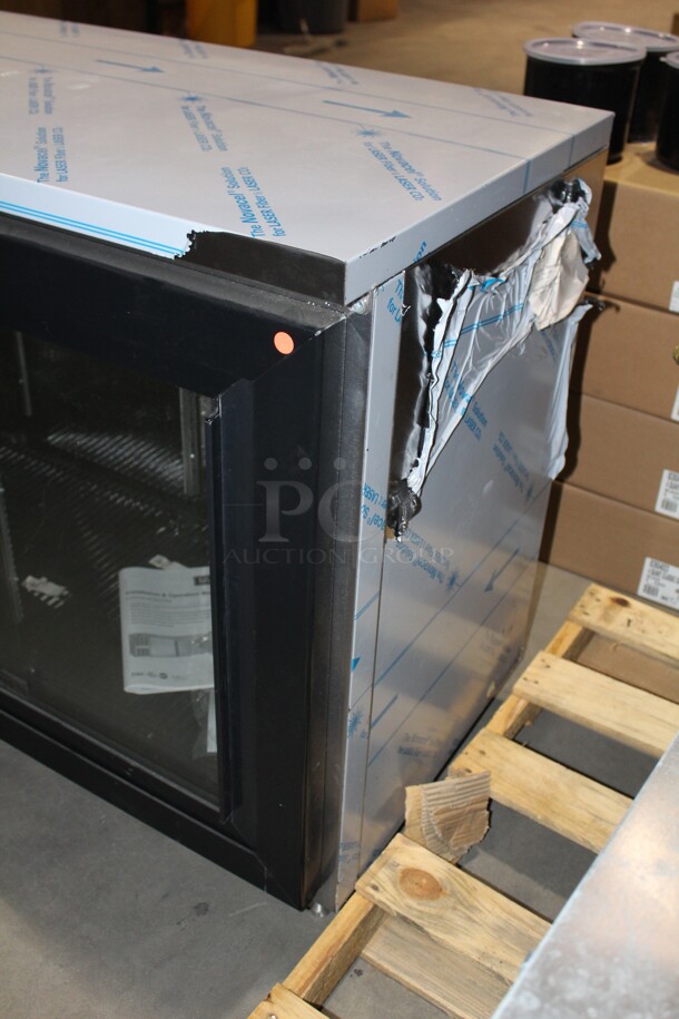 BRAND NEW! Perlick Model SDBR48-1 Commercial REMOTE Cooled Sliding Glass Door Bar Back Refrigerator/Cooler. 48x24.75x38.5. 115V/60Hz. Condenser Not Included.  - Image 6 of 8