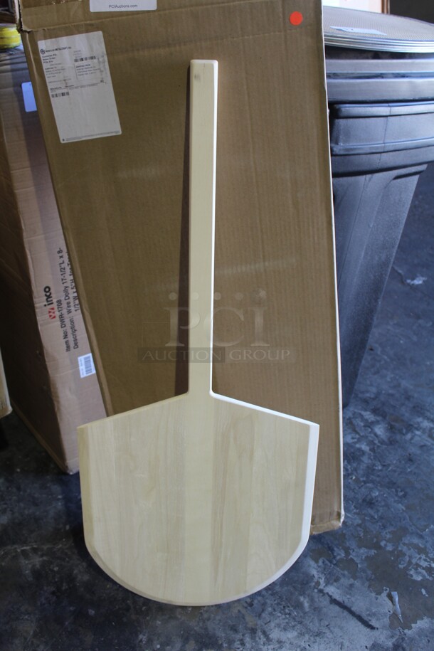 NEW IN BOX! 6 American Metalcraft Wooden Pizza Peels/Paddles. 42x18. 6X Your Bid!  - Image 1 of 2