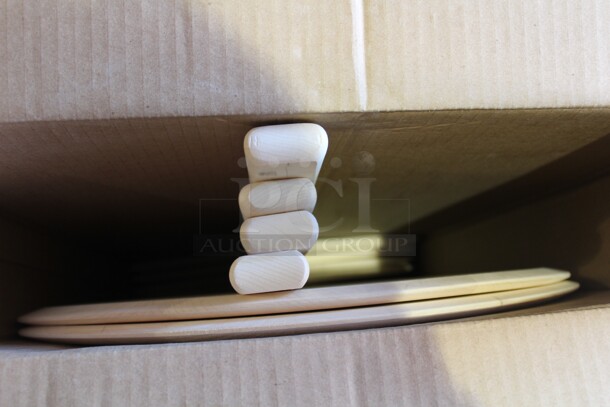 NEW IN BOX! 6 American Metalcraft Wooden Pizza Peels/Paddles. 42x18. 6X Your Bid!  - Image 2 of 2