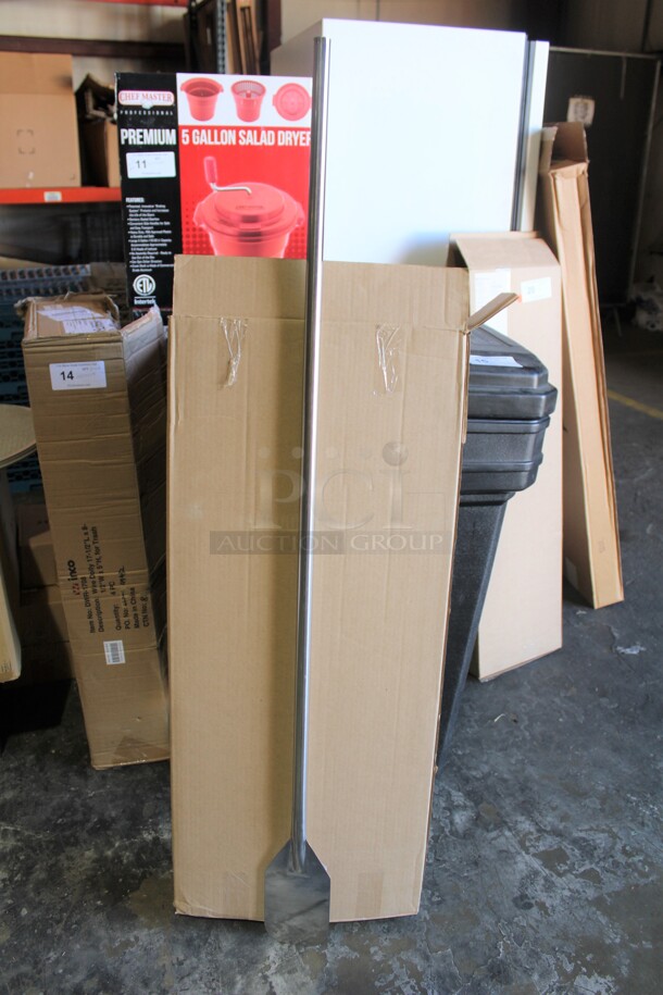 NEW! 4 Commercial Stainless Steel Stir Paddles. 60x5x1. 4X Your Bid! - Image 1 of 2