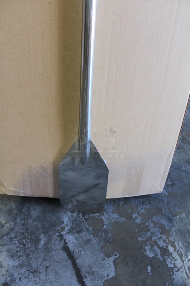 NEW! 4 Commercial Stainless Steel Stir Paddles. 60x5x1. 4X Your Bid! - Image 2 of 2