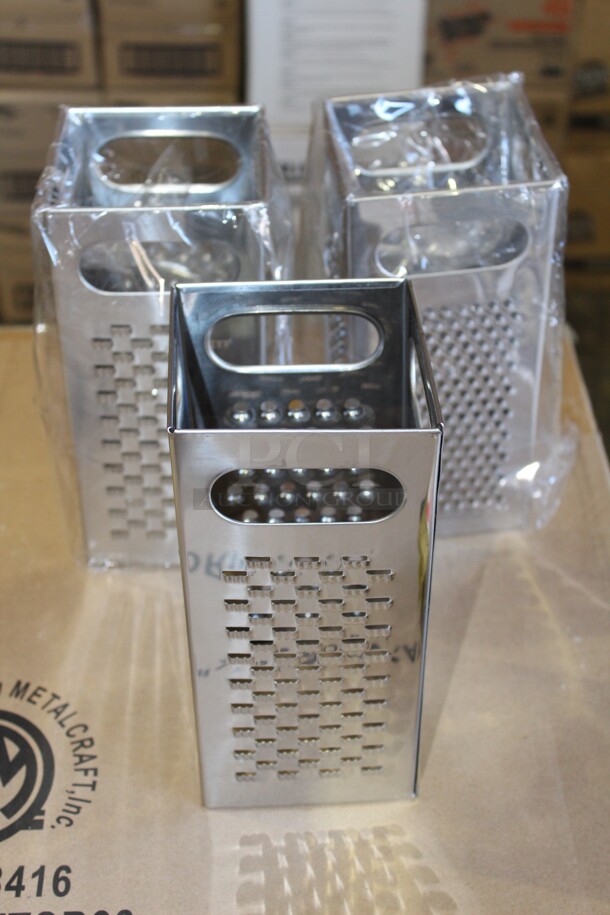 NEW! 3 Browne Commercial Graters. 4x4x9