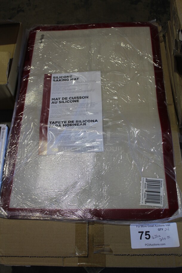 NEW IN BOX! 24 Browne Silicone Baking Mats. 16.25x24x.25. 24X Your Bid! 