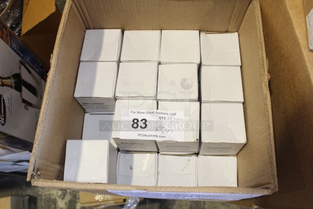 NEW IN BOX! 28 Boxes (12 Each Box) Browne Commercial Stainless Steel 1.5 Ounce Sauce Cups. 2.5x2.5x1.  28X Your Bid! - Image 2 of 2