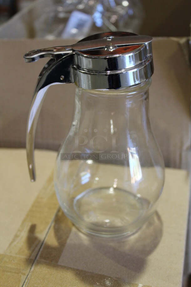 NEW IN BOX! 12 Tablecraft Commercial Syrup Dispensers. 4.25x3.5x6.