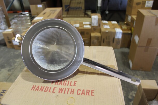 NEW! 2 Browne Commercial Bouillon Strainers. 8x18x9. 2X Your Bid!  - Image 2 of 4