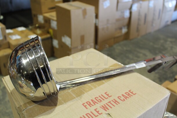 NEW! 4 Commercial Stainless Steel 24 Ounce Ladles. 6x6x20. 4X Your Bid!  - Image 3 of 3