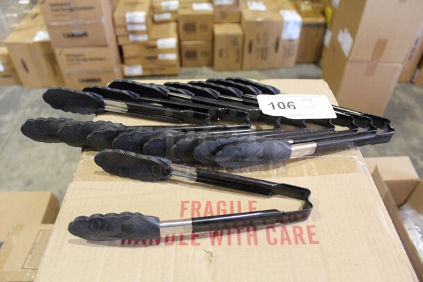 NEW! 9 Vollrath Commercial Tongs. 4x10x1 9X Your Bid!