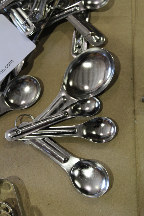 ALL ONE MONEY! New Commercial Stainless Steel Measuring Spoon Sets.  - Image 2 of 2