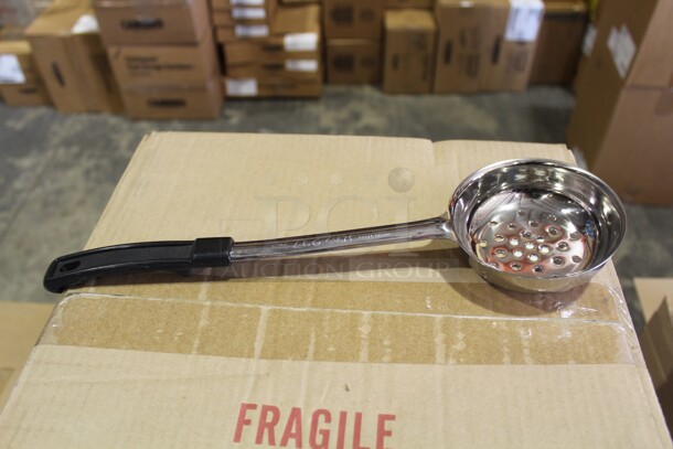 NEW IN BOX! 15 Browne Commercial Stainless Steel 8 Ounce Perforated Portion Controllers/Spoodles. 15X Your Bid!  - Image 1 of 2