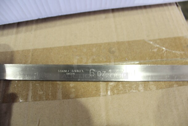NEW IN BOX! 12 Browne Commercial Stainless Steel 6 Ounce Ladles. 12x Your Bid!  - Image 2 of 3