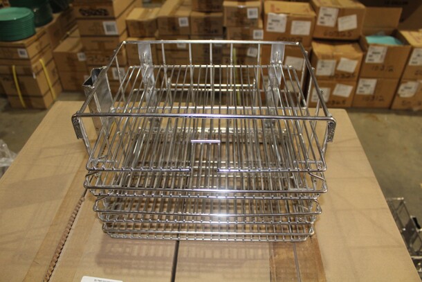 NEW! Commercial Stainless Steel Custom Made Fried Chicken Fryer Basket. 13.75x11.5x8.25