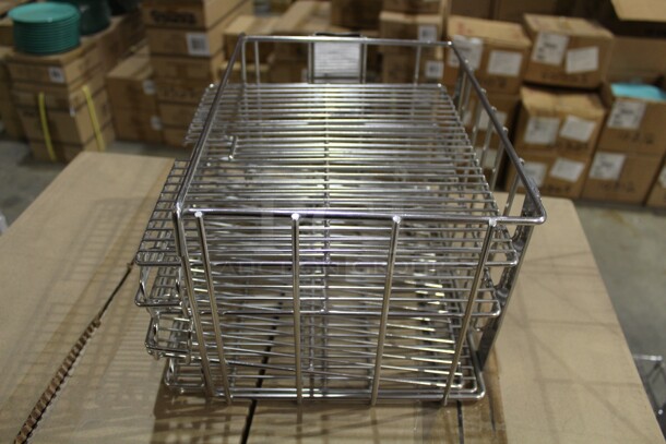 NEW! Commercial Stainless Steel Custom Made Fried Chicken Fryer Basket. 13.75x11.5x8.25 - Image 2 of 4