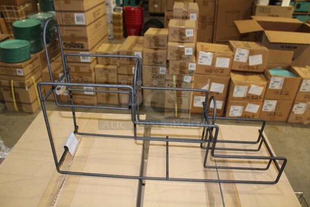 NEW!  2 Server Black Metal 3 Tier Chip/Snack Displays. 6.25x21.5x14. 2X Your Bid!  - Image 2 of 4
