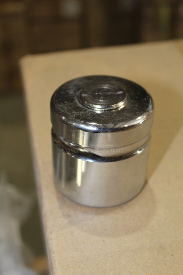NEW! 15 Commercial Stainless Steel Scale Weights. 2x2x2. 15x Your Bid!  - Image 2 of 2