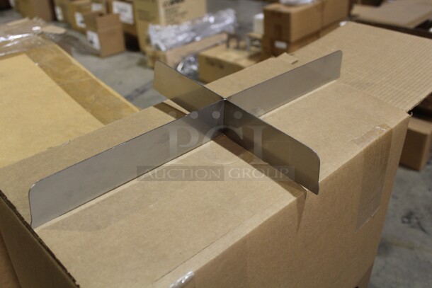 NEW! 18 Commercial Stainless Steel Insert/Pan Dividers. 11.5x19.5x2. 18X Your Bid!  - Image 2 of 4