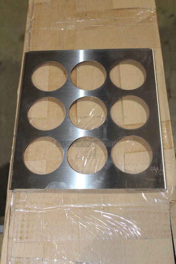 NEW! 3 Boxes (150 Each) Custom Stainless Steel Tops For Corn Cooking Basket. 8.75x9.75x.25 3X Your Bid! 