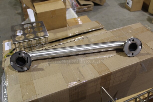 NEW IN BOX! 12 ASTCommercial Stainless Steel 18 Inch Snap On Grab Bars. 18x3x3. 12X Your Bid!  - Image 2 of 4