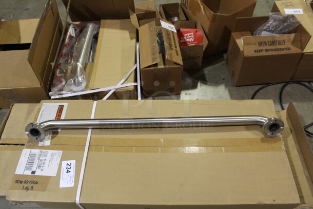 NEW IN BOX! 1 AST Commercial Stainless Steel 36 Inch Snap On Grab Bars. 36x3x3.  - Image 2 of 3